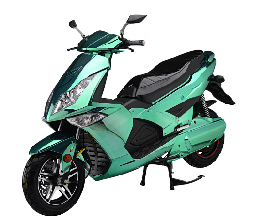 电动摩托车绿色