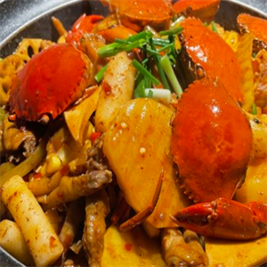 蟹珽沣肉蟹煲土豆
