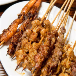 煲仔饭窑焗鸡自烧烤羊肉串