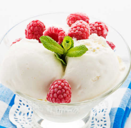 冰激凌蛋糕树莓