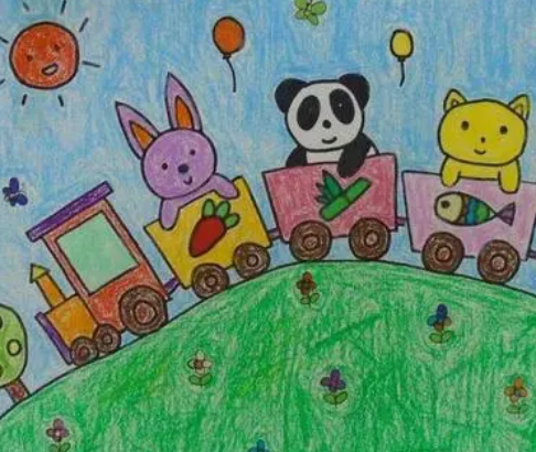 创意儿童画动物
