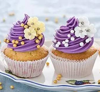 蛋糕房店紫色