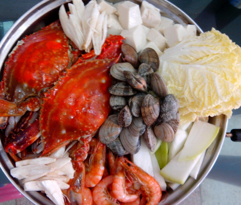 海鲜锅螃蟹