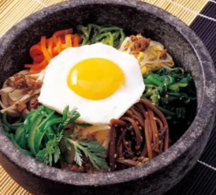 韩式石锅拌饭蔬菜