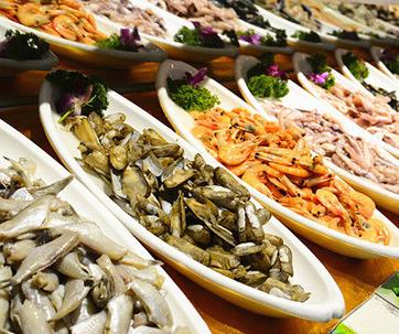 韩国诱惑海鲜自助烤肉可口