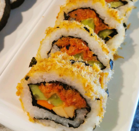 寿司饭团蔬菜