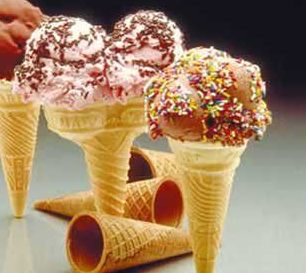 特色冰淇淋甜筒