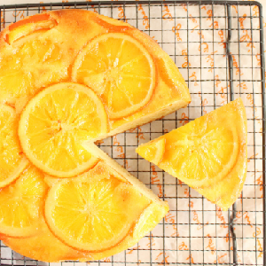 橙子蛋糕水果蛋糕