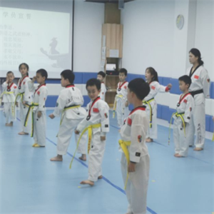 大成国际武道教育跆拳道课堂