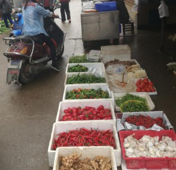 大昌菜市场排列