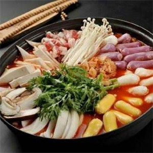 韩式芝士年糕火锅