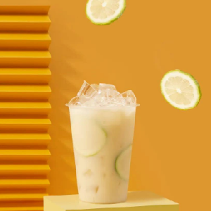茶与田饮品酸奶柠檬