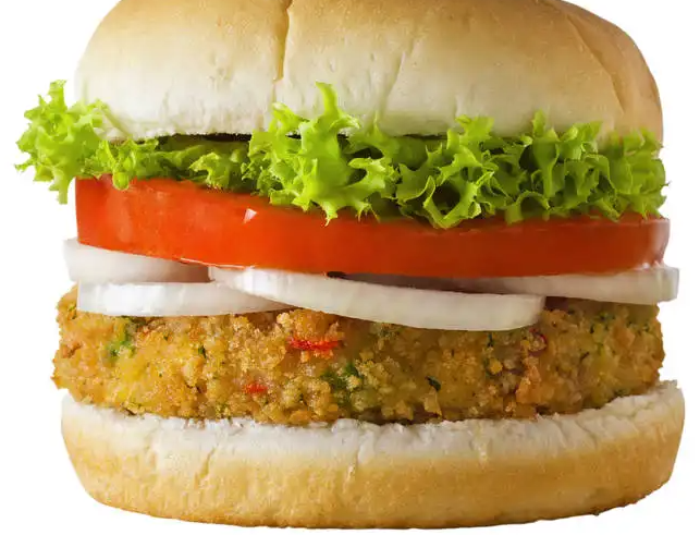 波比蔬菜汉堡速食爽滑
