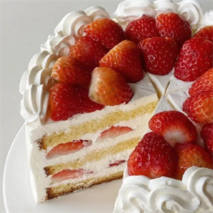 摩钡弗蛋糕草莓