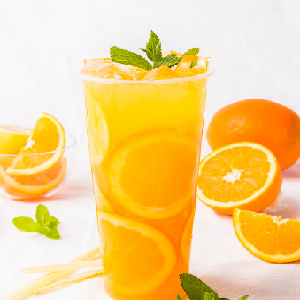 美好事物饮品冰镇橙汁