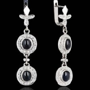  Brand silver earrings