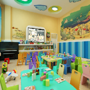 小蓝天幼儿园玩具室