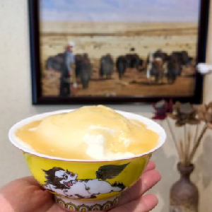 玉树查拉牦牛酸奶原味蜂蜜味