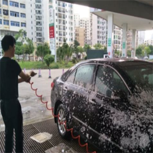 车与家自助洗车冲洗