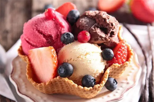 韩国冰激凌蓝莓
