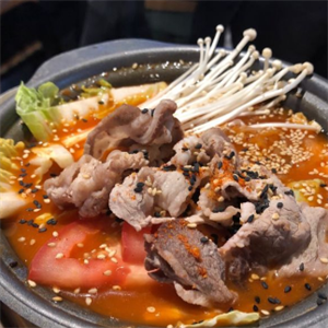 新韩一洞韩国年糕韩国料理番茄牛肉
