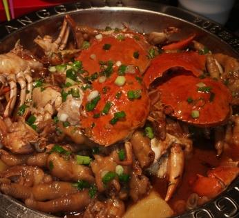 海煲王肉蟹煲可口