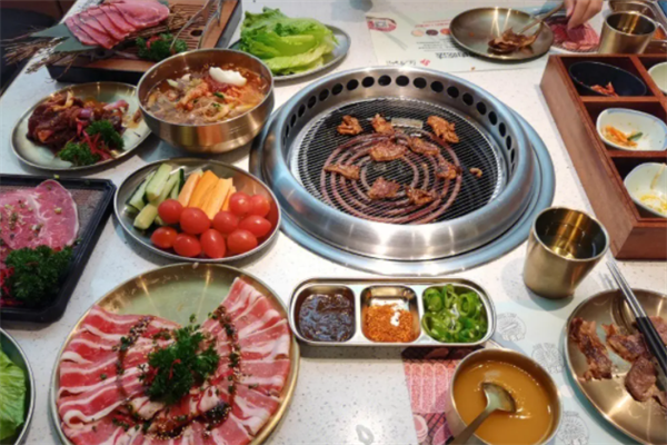 松香韩式自助烤肉店牛肉