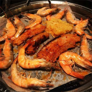 松香韩式自助烤肉店虾