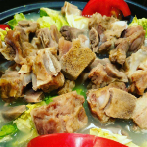 排骨涮锅大白菜