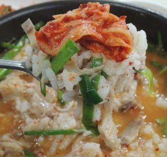 韩国米肠汤饭干净