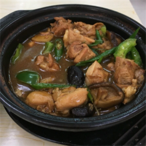 汪小希黄焖鸡米饭香菇