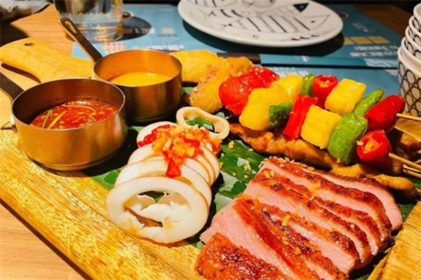 普叽普叽泰式茶餐厅烤肉