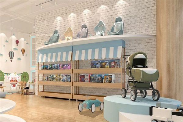  Baby carriage area of Chongqing mother and baby store